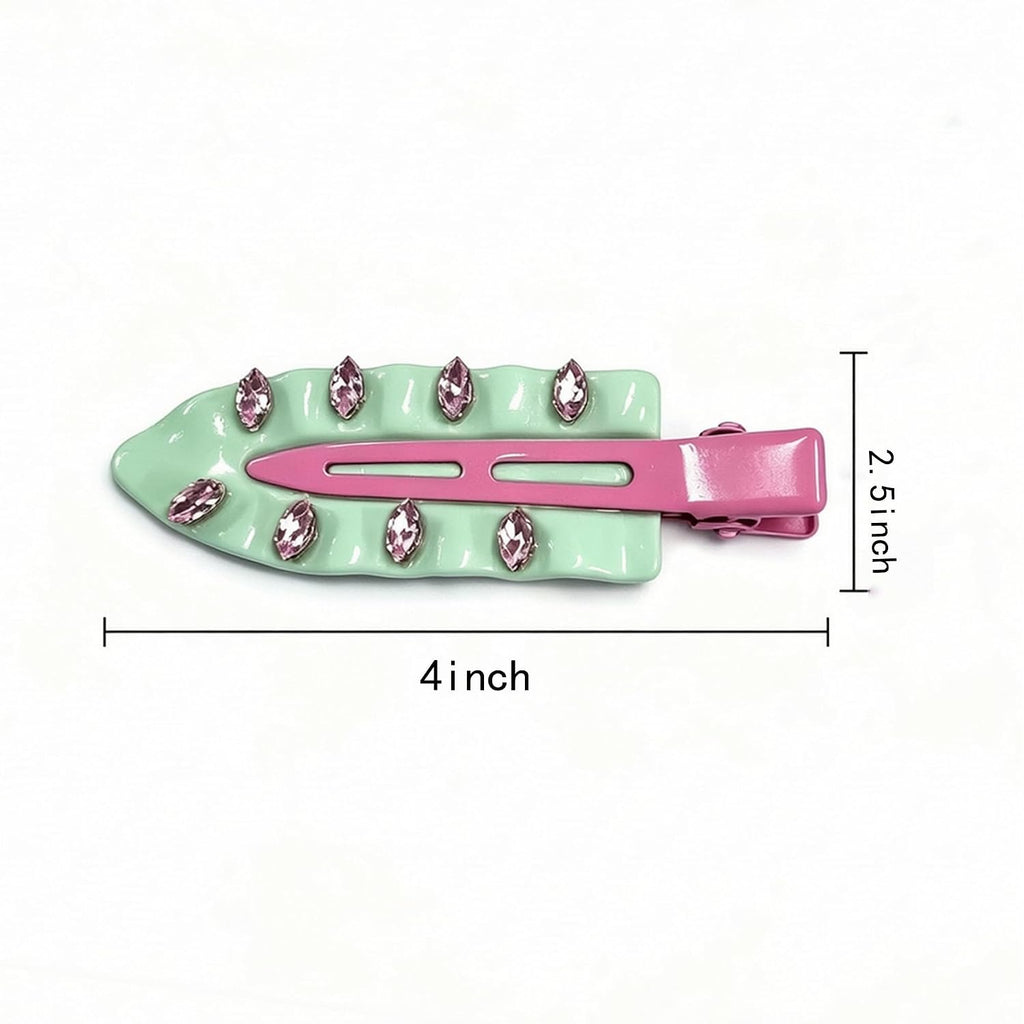 2 PCS No Crease Hair Clips for Women Makeup Hair Clips