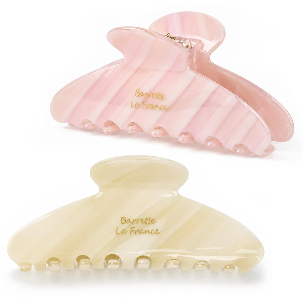 2PCS Hair Claw Banana Clips tortoise Barrettes Celluloid French Design Barrettes celluloid Leopard print Large Fashion Accessories for Women Girls