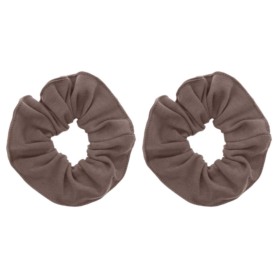 Motique Accessories Large Scrunchies for Thick Hair, 2 Pack, Black