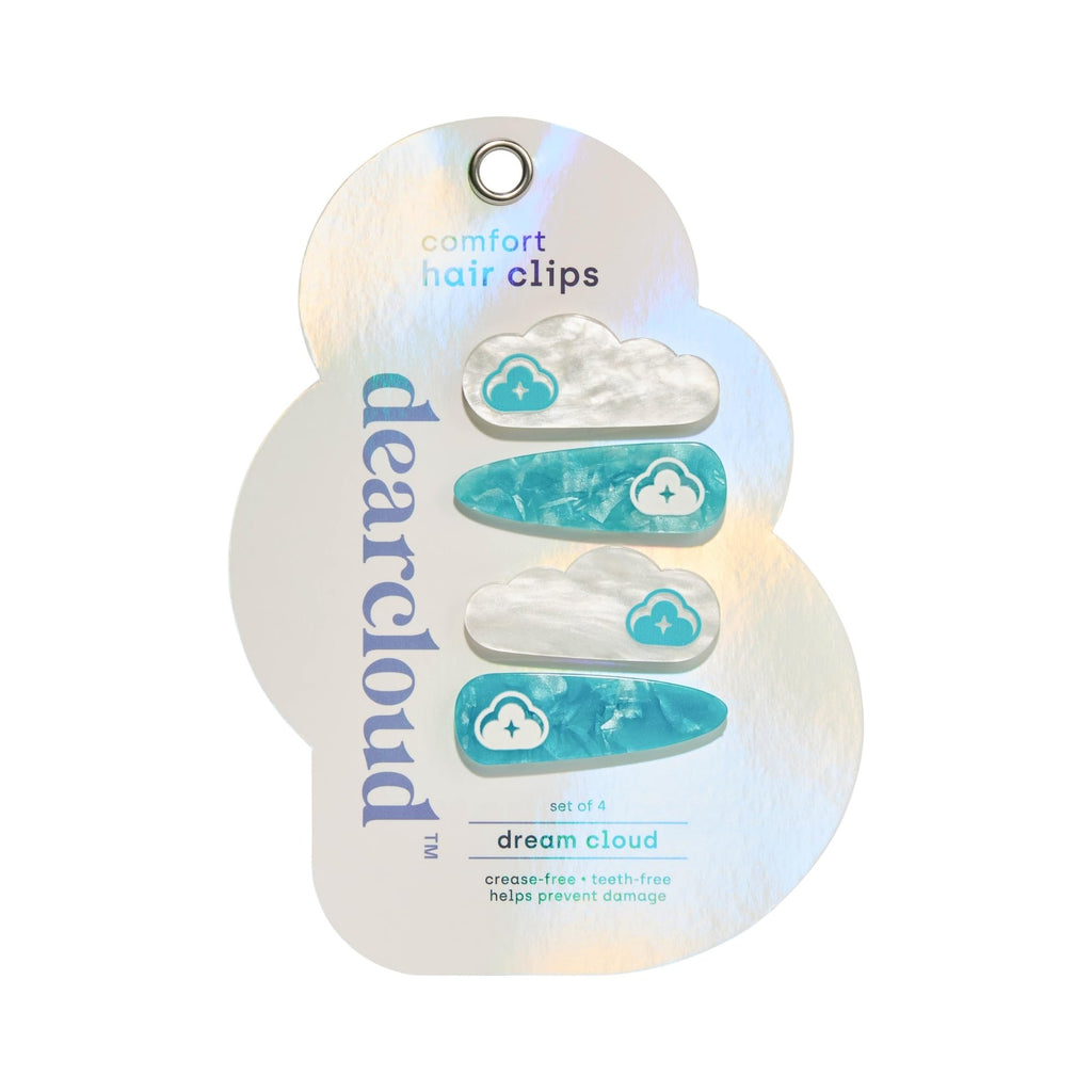 dearcloud Crease-Free Hair Clips Set of 4 (Dream Cloud)