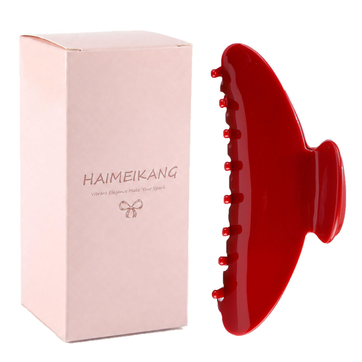 Large Red Claw Clip Acetate Claw Clips for Women Thick Hair