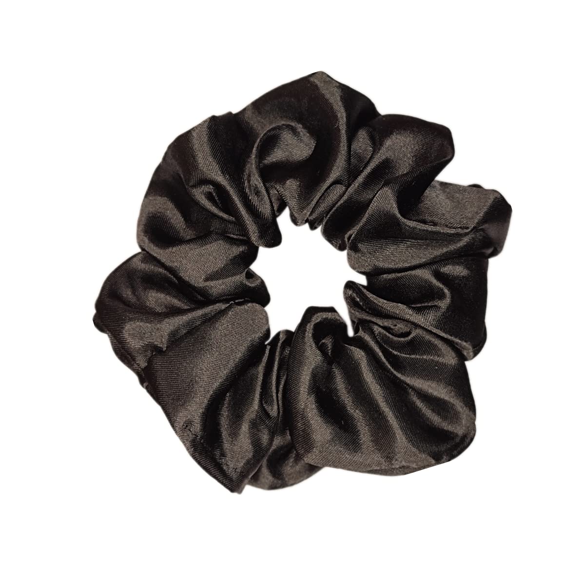Sufermoe 6 Pcs Satin Silk Hair Scrunchies, 6 Classic Colors, Soft Hair Ties, Fashion Hair Bands, Hair Bow Ropes, Hair Elastic Ponytail Holders for Women and Girls, 4.5 Inch