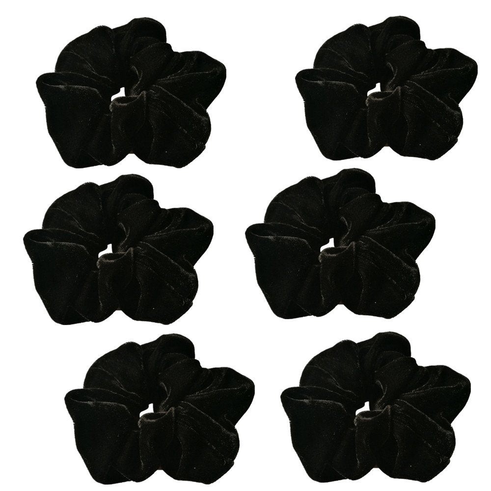 2 Pcs Large Size Scrunchies for Thick Hair Women Hair Ties Accessories (2 Taupe)