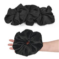 7" Large Satin Scrunchies for Women, Big Hair Scrunchies for Thick Hair