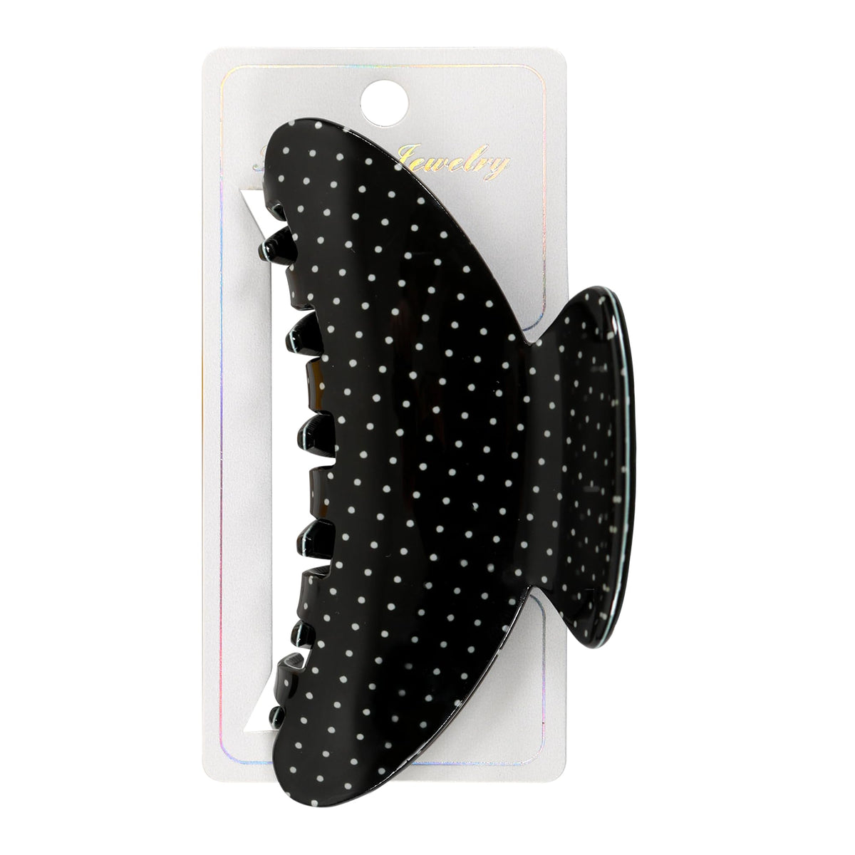 OWIIZI Durable Acetate Hair Clips for Women 4.13" Larger Claw Clips (White)