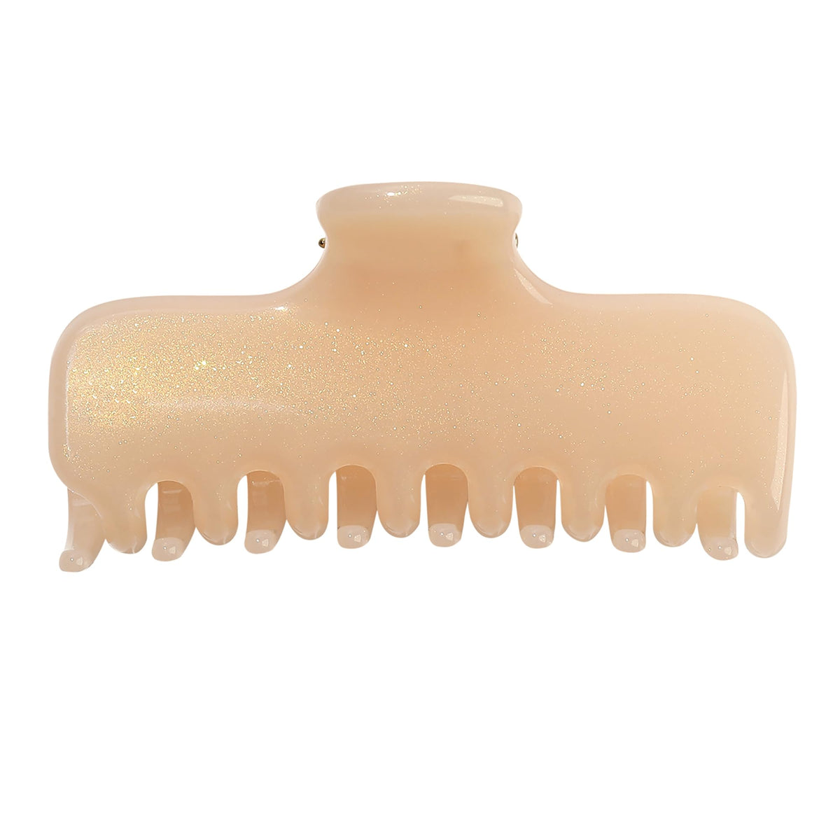 Ivyu 4-Inch Large Rounded Rectangle Hair Claw Clip for Women, Strong Hold