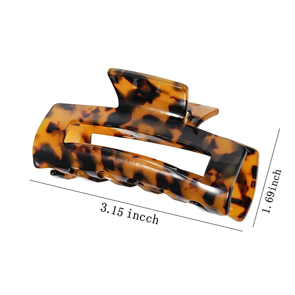 4Pcs Hair Claw Clips, Acetate Hair Banana Barrettes, French Butterfly Jaw