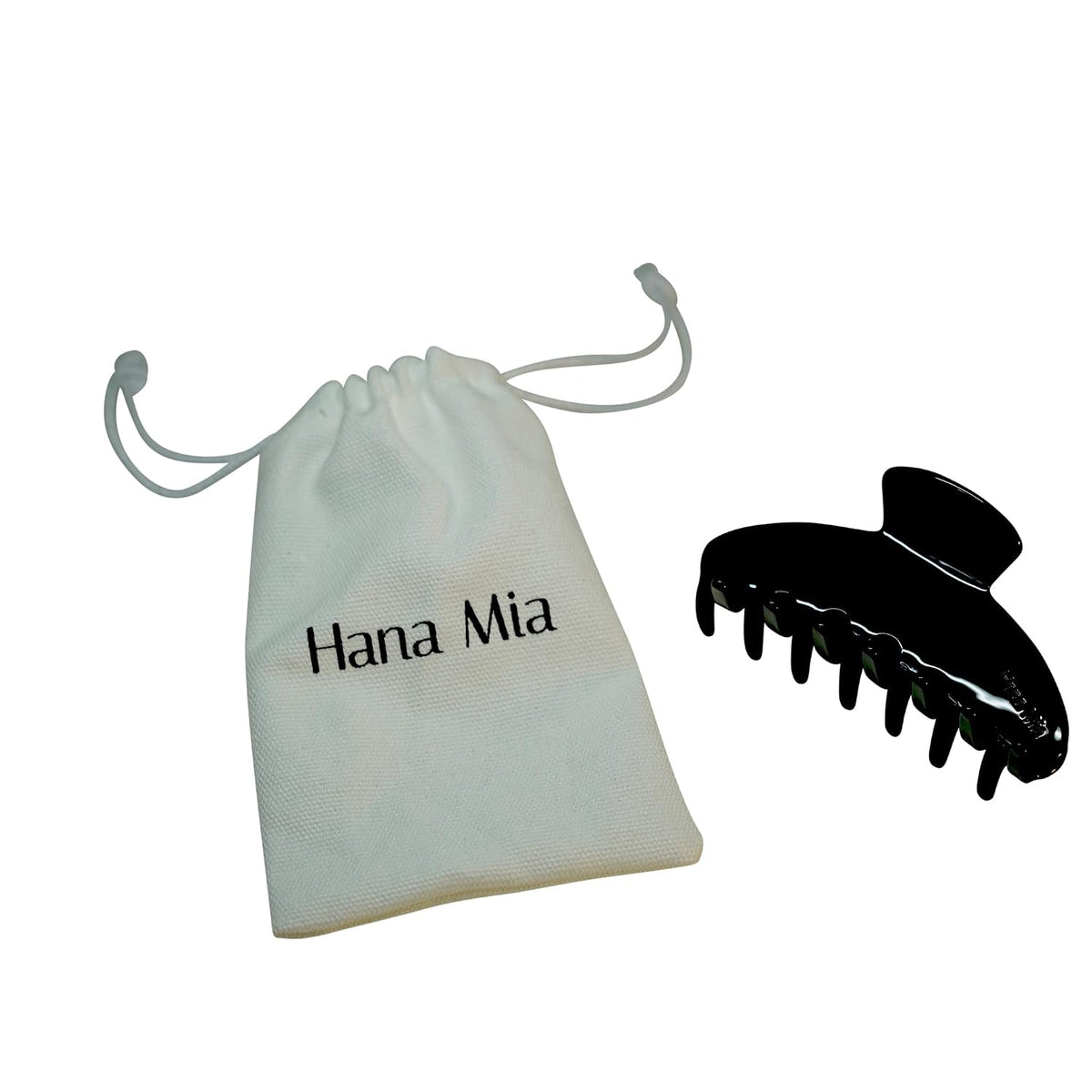Luxury Black Claw Clip for Women | Our Large 4 Inch Hair Clip Creates Beautiful Half Ups, Secure Updos & Chic Daily Styles | Premium Acetate Claw with Secure Hold & Snag Free Teeth for Easy Styling