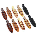 No Crease No Bend Hair Clips for Styling, Creaseless Flat Makeup Hair Clips, Non Slip Hair Accessories for Women, Gold Fleck Design, 10 Pcs