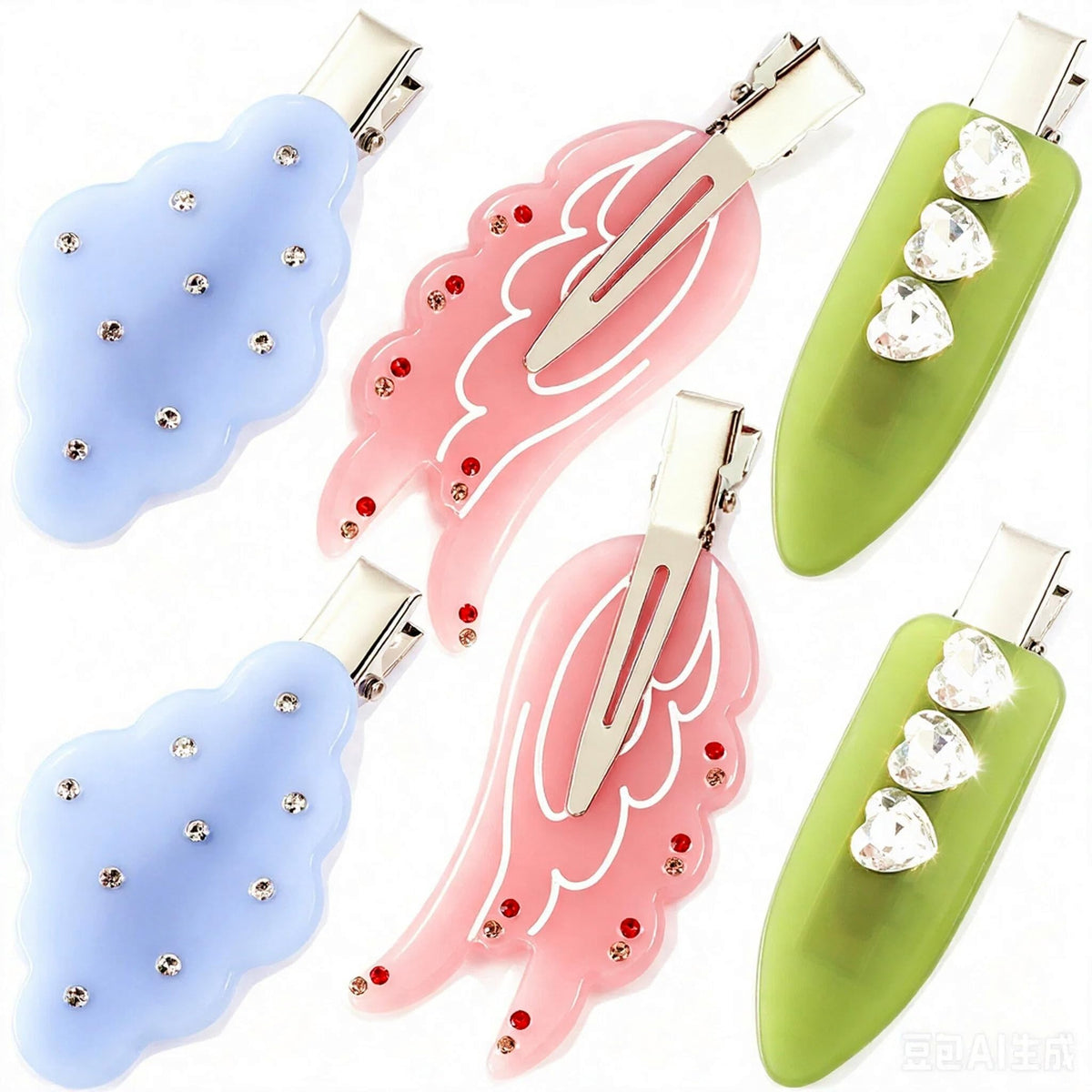 Creaseless Hair Clips No Crease No Bend Clips for Bangs Makeup