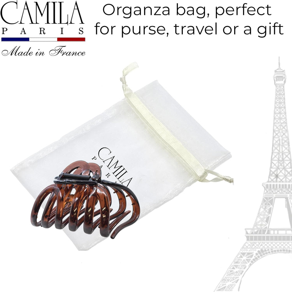 Camila Paris AD718 Octopus Hair Clips 3.75" Large Claw Clips for Thick Hair