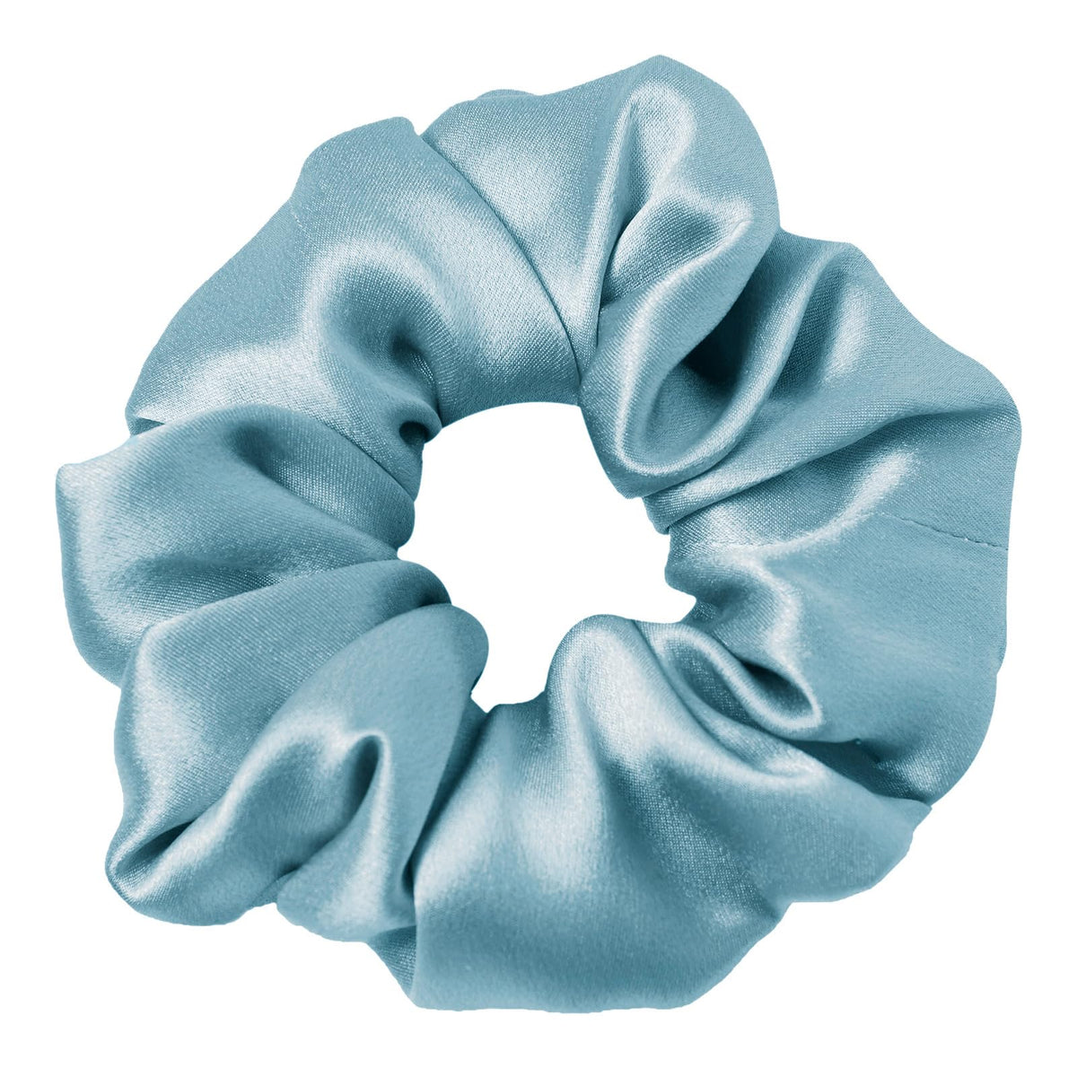 LilySilk Hair Tie, 100% Mulberry Silk Hair Scrunchies for Frizz & Breakage Prevention, Elastic Silk Ponytail Holders, 1Pc, Ivory