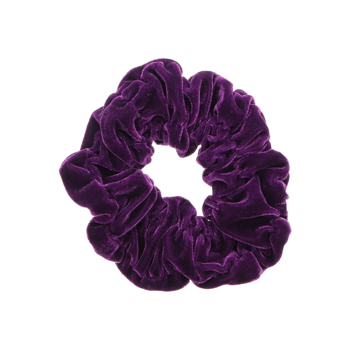 Motique Accessories Jumbo Velvet Scrunchie for Women, Black