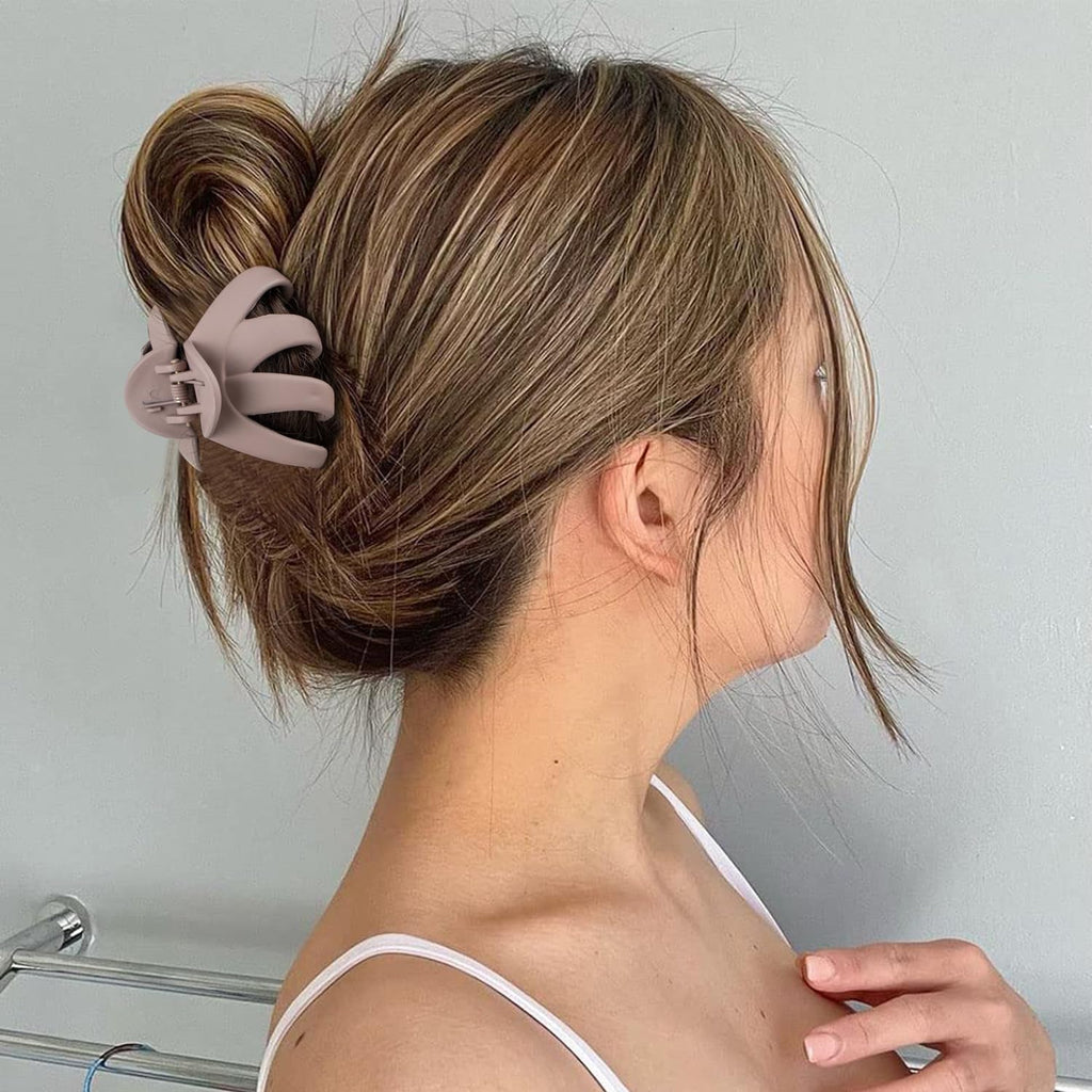 2.8 Inch Medium Octopus Hair Clips for Women, Matte Claw Clips for Thin Hair, Strong Hold Non-slip Spider Octopus Clip for Fine Hair Jaw Clips