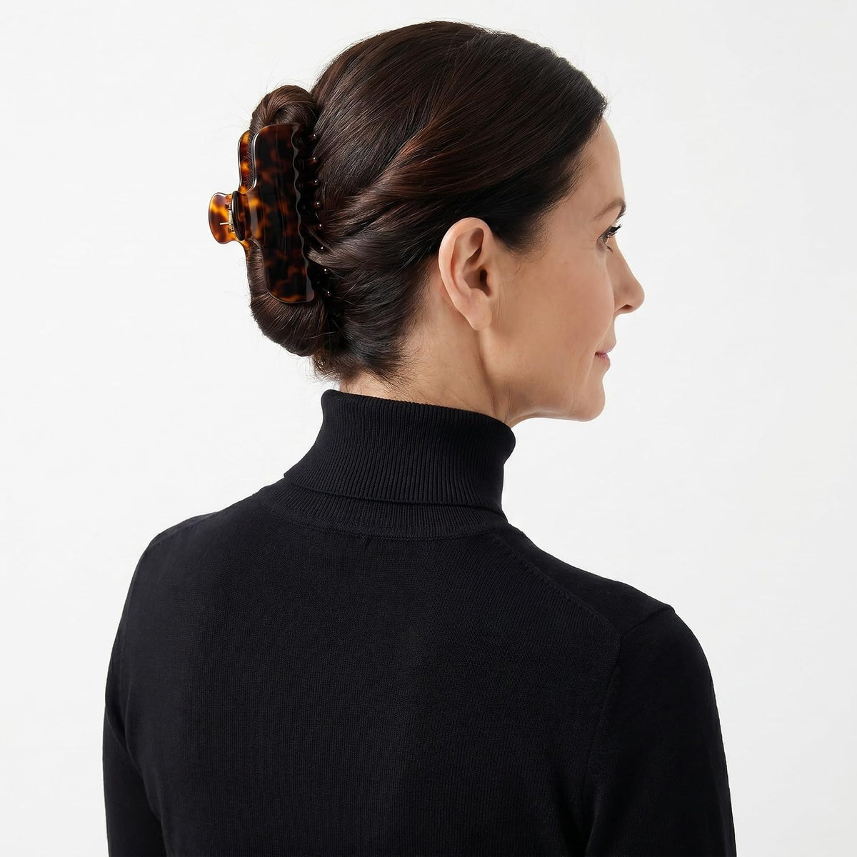 Tortoise Shell Claw Clip,4 Inch Large Acetate Hair Clip for Women