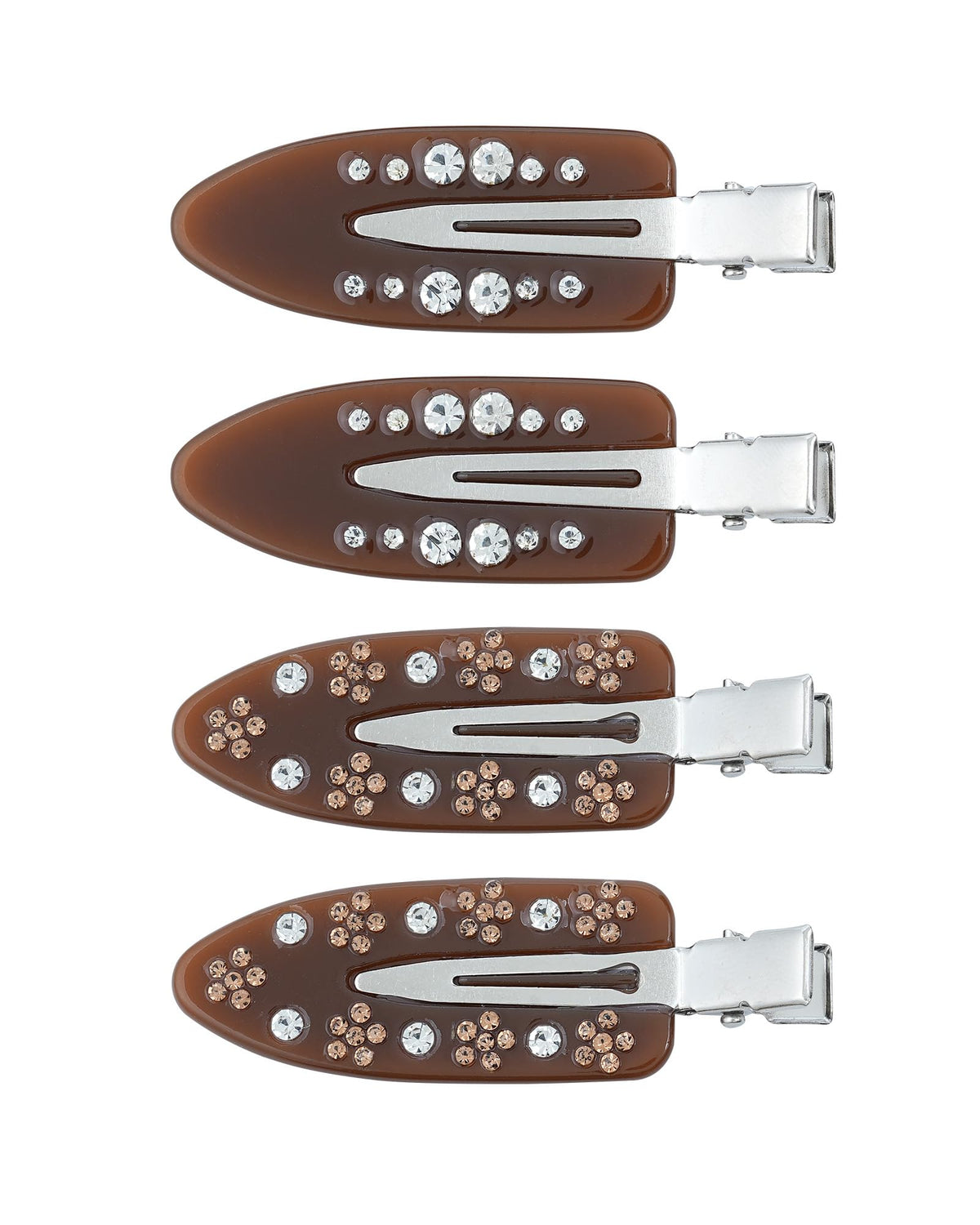 4 Pcs No Crease Hair Clips for Makeup Creaseless Hair Clips for Bangs