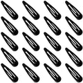 GKETN Snap Hair Clips for Women and Girls Water Drop Non Slip Hair Barrettes Matte Finished Metal Hair Clips Accessory Mixed Color 16 PCS 1.89"