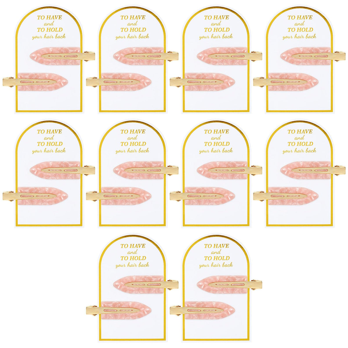 8PCS No Bend Hair Clips Bridesmaid No Crease Hair Clips Gold Glitter Makeup Creaseless HairClips Styling Hair accessories for Bride Women Girls
