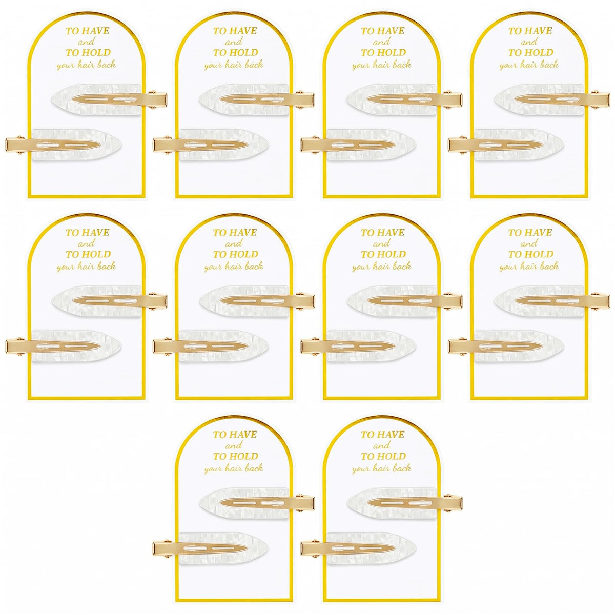 8PCS No Bend Hair Clips Bridesmaid No Crease Hair Clips Gold Glitter Makeup Creaseless HairClips Styling Hair accessories for Bride Women Girls