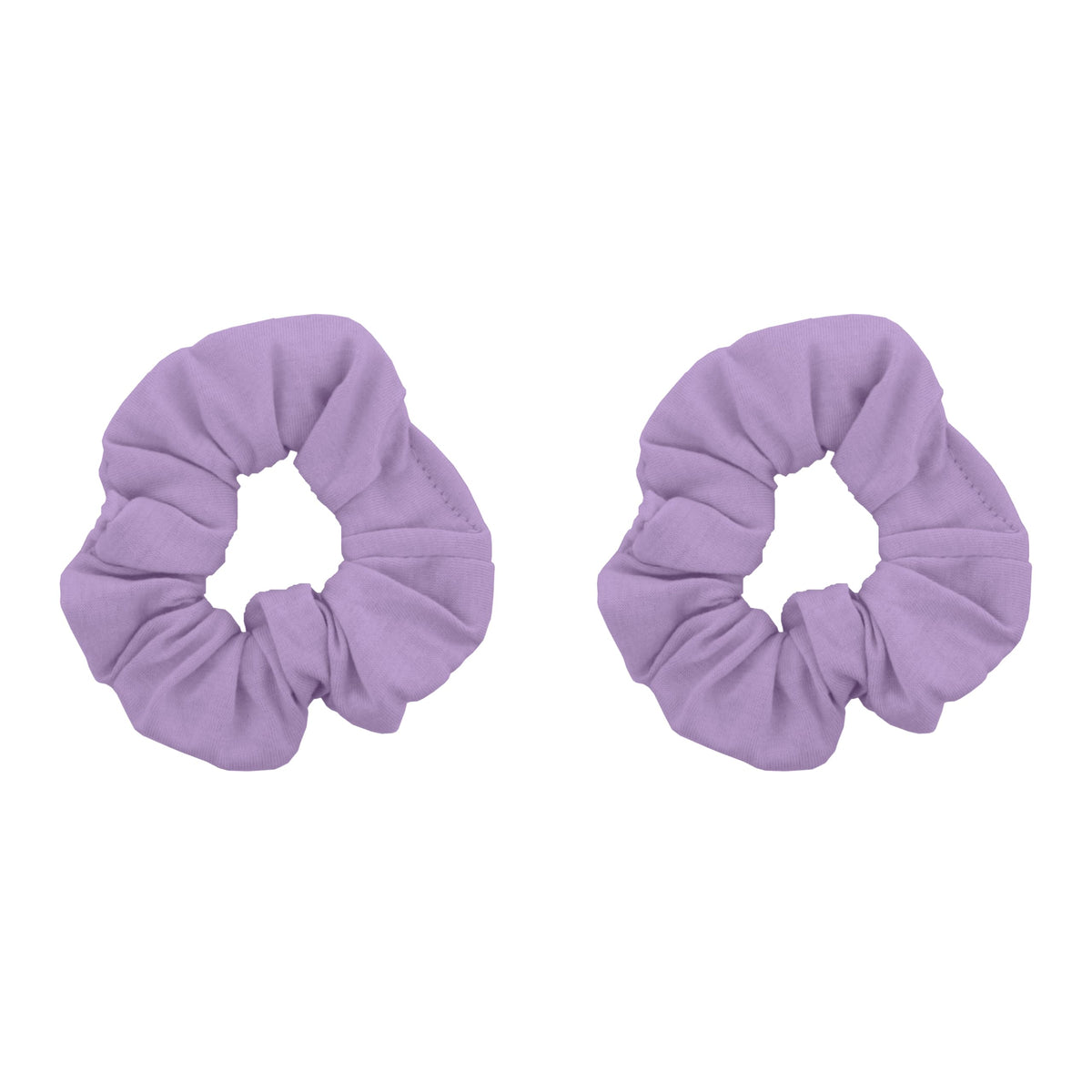 Motique Accessories Solid Scrunchies for Women, Set of 2, Navy Blue