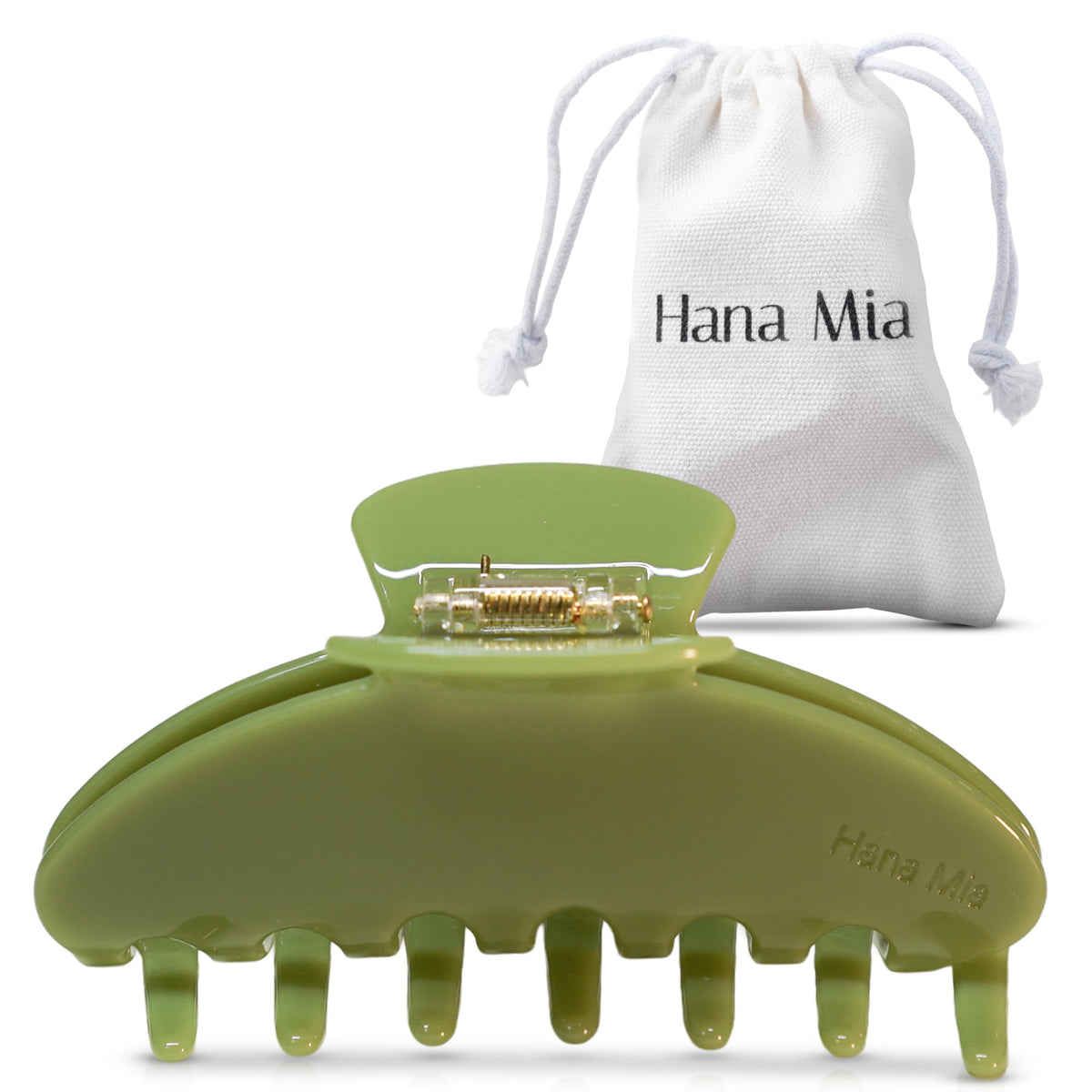 Luxury Black Claw Clip for Women | Our Large 4 Inch Hair Clip Creates Beautiful Half Ups, Secure Updos & Chic Daily Styles | Premium Acetate Claw with Secure Hold & Snag Free Teeth for Easy Styling