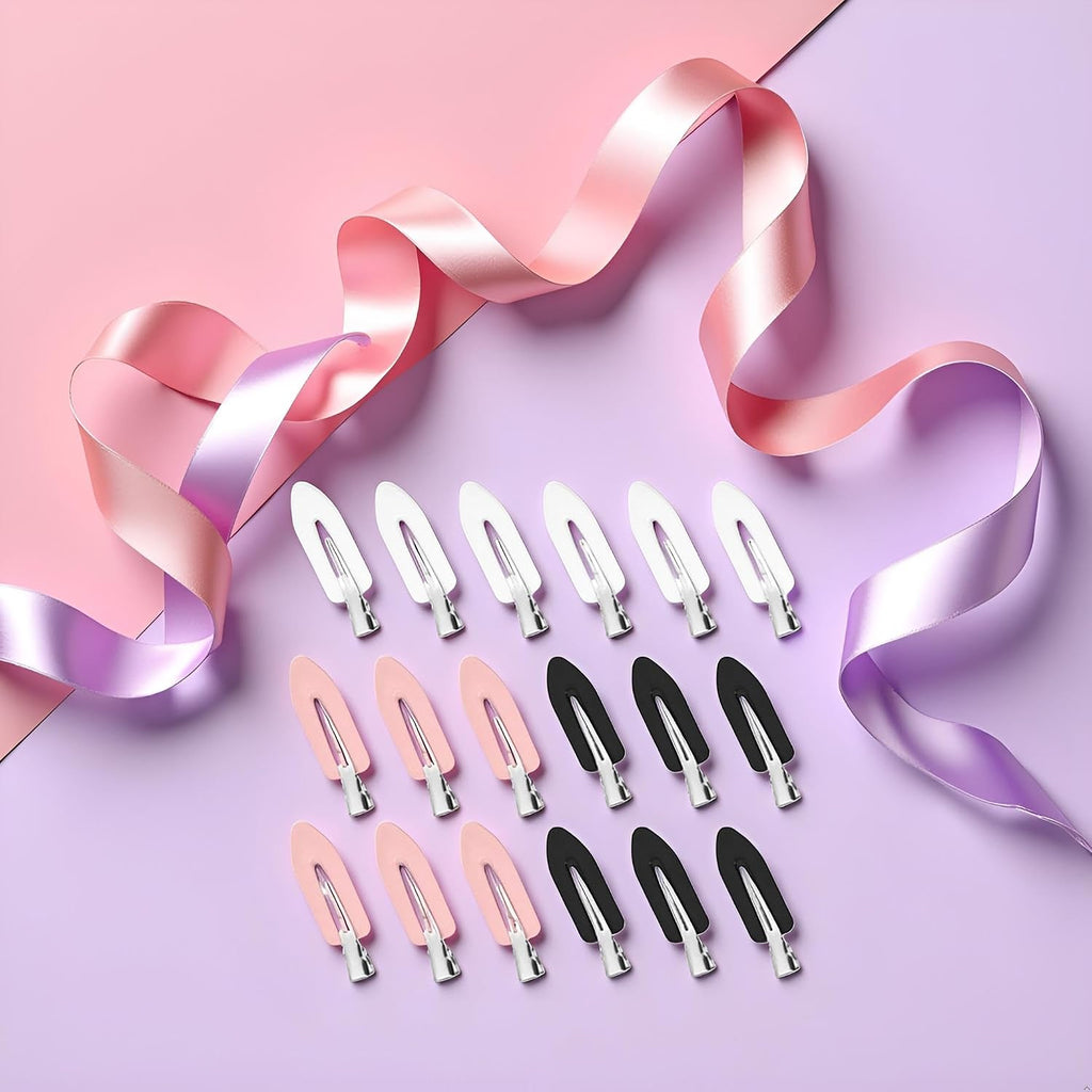 18Pcs No Bend Hair Clips No Crease Hair Clips Creaseless No Dent Hair Clip For Makeup Applications Flat For Styling Hair Barrettes For Women With Thick Thin Hair Accessories