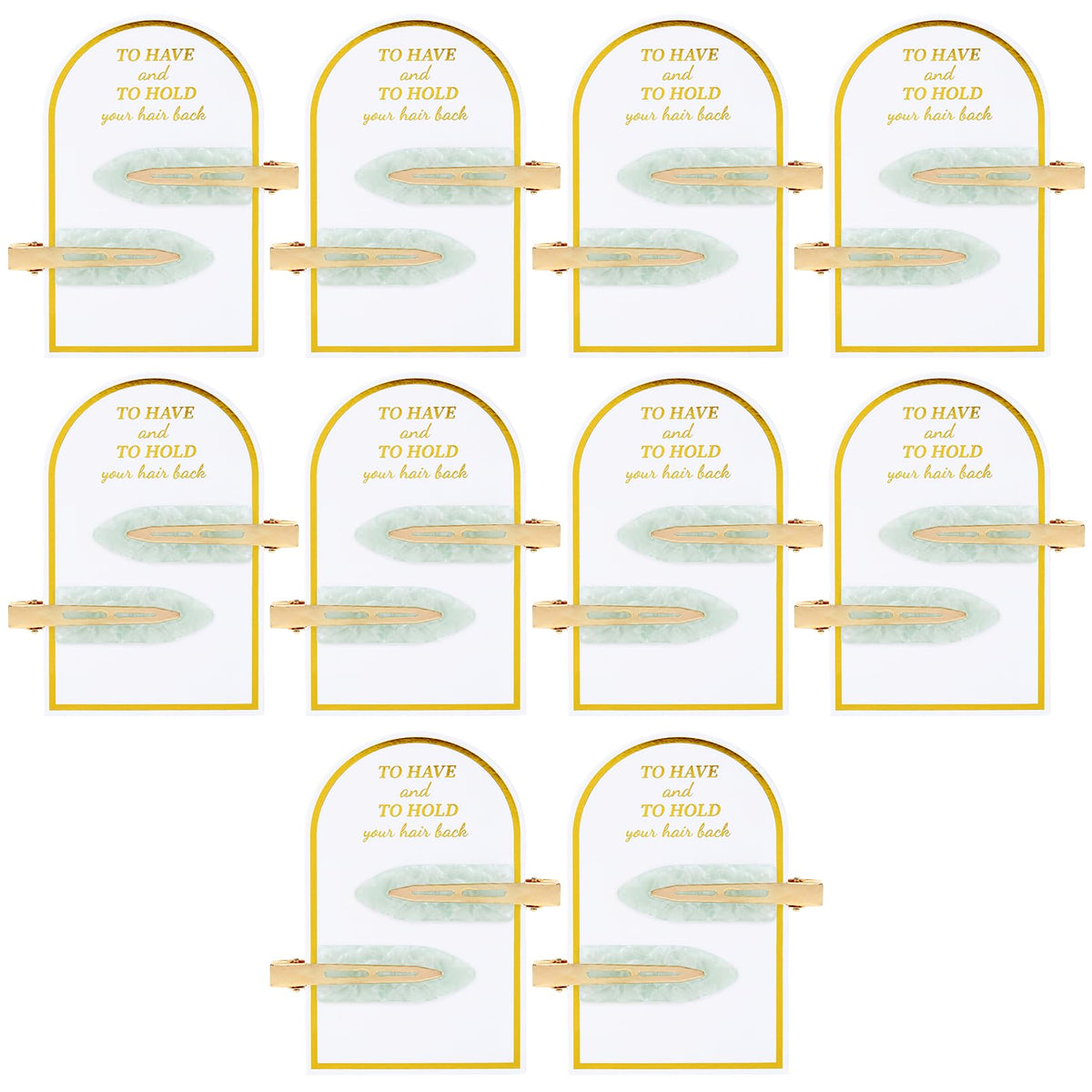 8PCS No Bend Hair Clips Bridesmaid No Crease Hair Clips Gold Glitter Makeup Creaseless HairClips Styling Hair accessories for Bride Women Girls