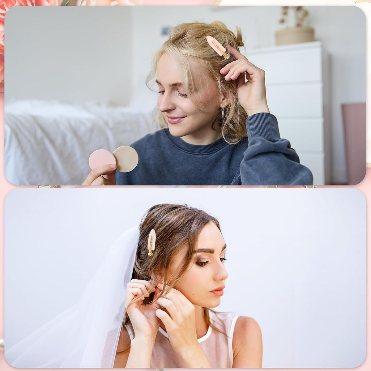 12 Pack Creaseless Hair Clips No Crease Hair Clips Colorful No Bend Hairclips Flat Duckbill Clip Flat Hairclip Alligator Hair-Barrette Makeup Hair-Clip Salon Hairstyle Accessories for Women Girls