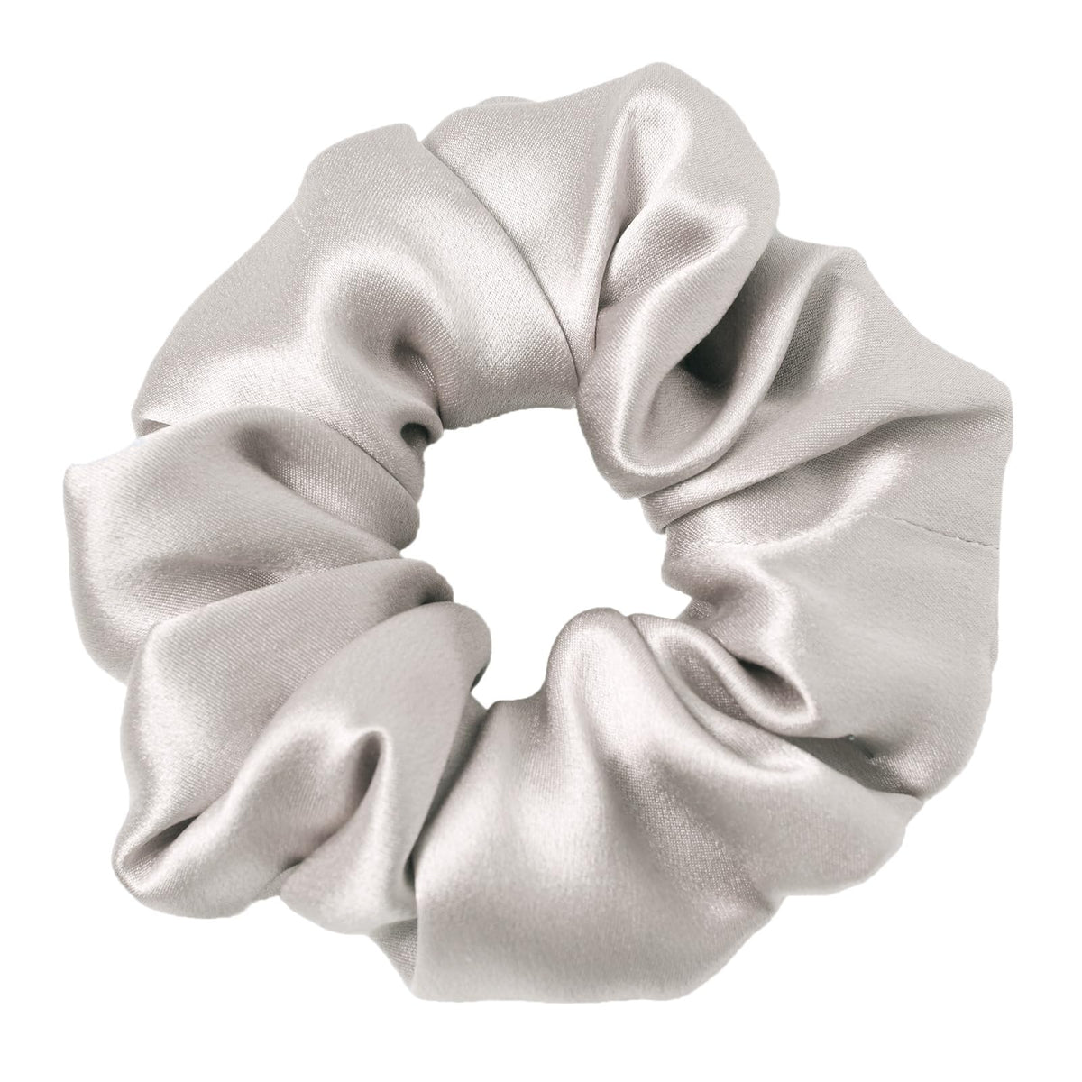 LilySilk Silk Hair Scrunchy, 100% Mulberry Silk Ponytail Holder, Frizz & Breakage Prevention, No Damage, Dark Green, 1 Count