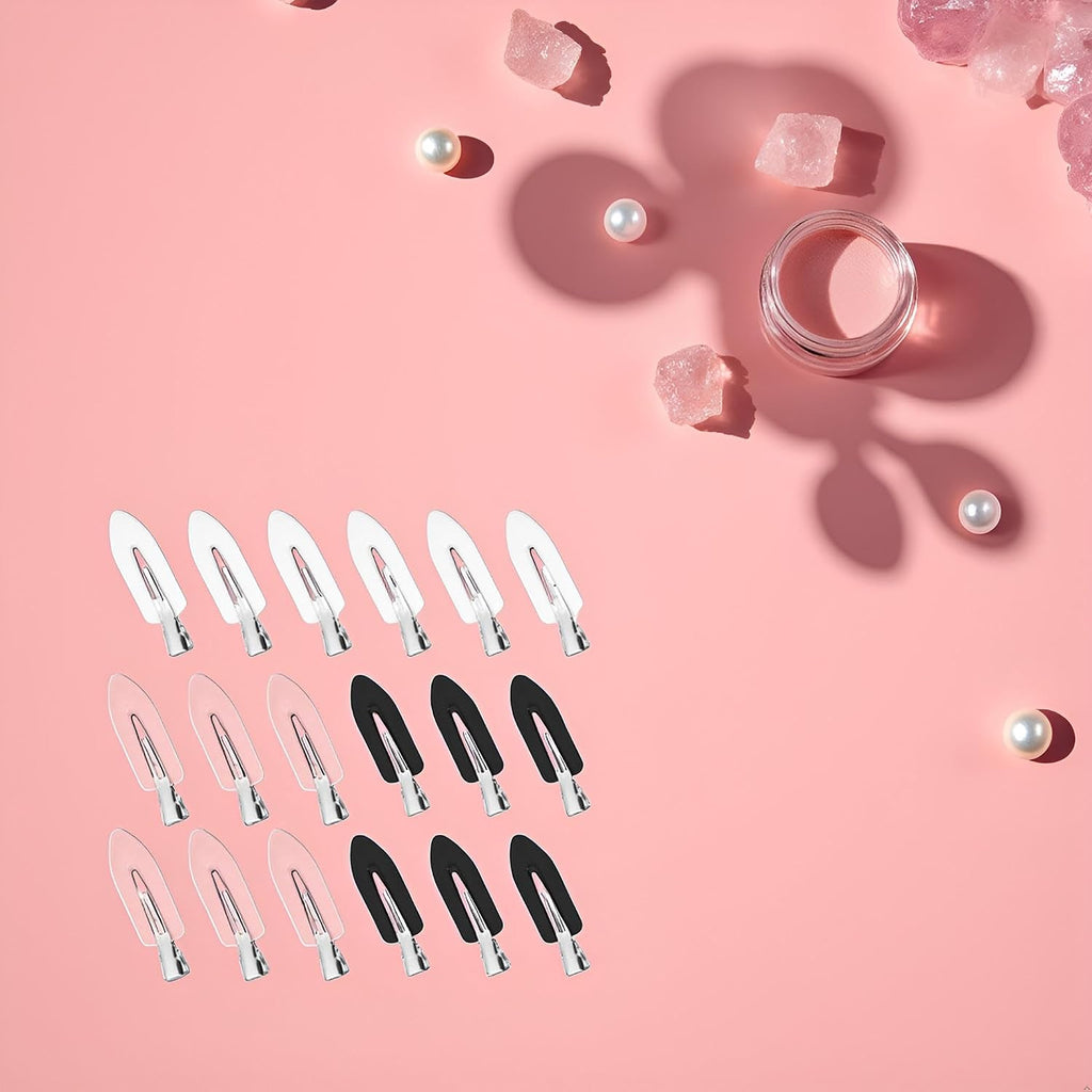 18Pcs No Bend Hair Clips No Crease Hair Clips Creaseless No Dent Hair Clip For Makeup Applications Flat For Styling Hair Barrettes For Women With Thick Thin Hair Accessories
