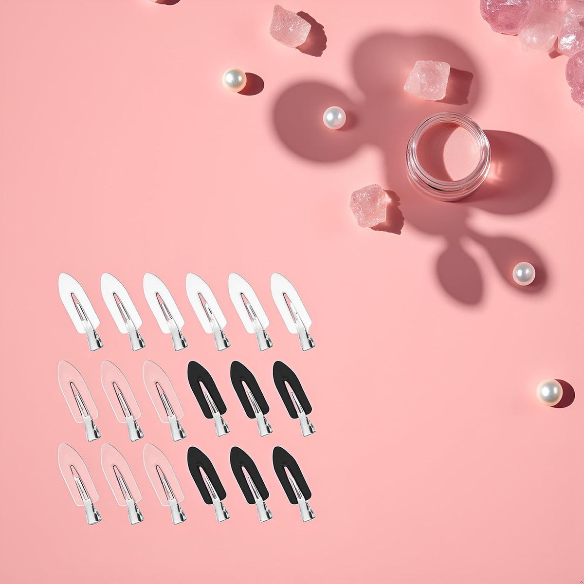 18Pcs No Bend Hair Clips No Crease Hair Clips Creaseless No Dent Hair Clip For Makeup Applications Flat For Styling Hair Barrettes For Women With Thick Thin Hair Accessories