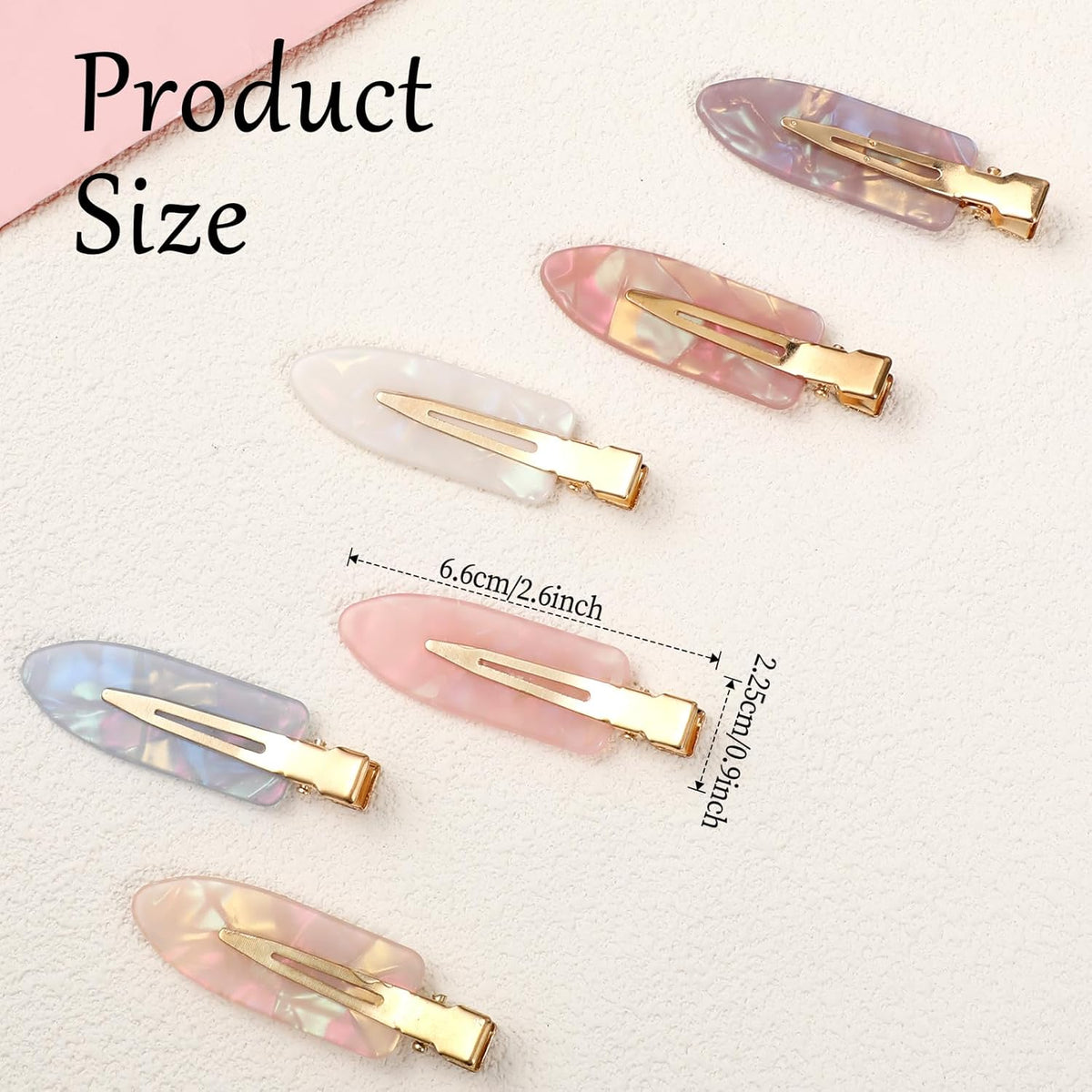 12 Pack Creaseless Hair Clips No Crease Hair Clips Colorful No Bend Hairclips Flat Duckbill Clip Flat Hairclip Alligator Hair-Barrette Makeup Hair-Clip Salon Hairstyle Accessories for Women Girls