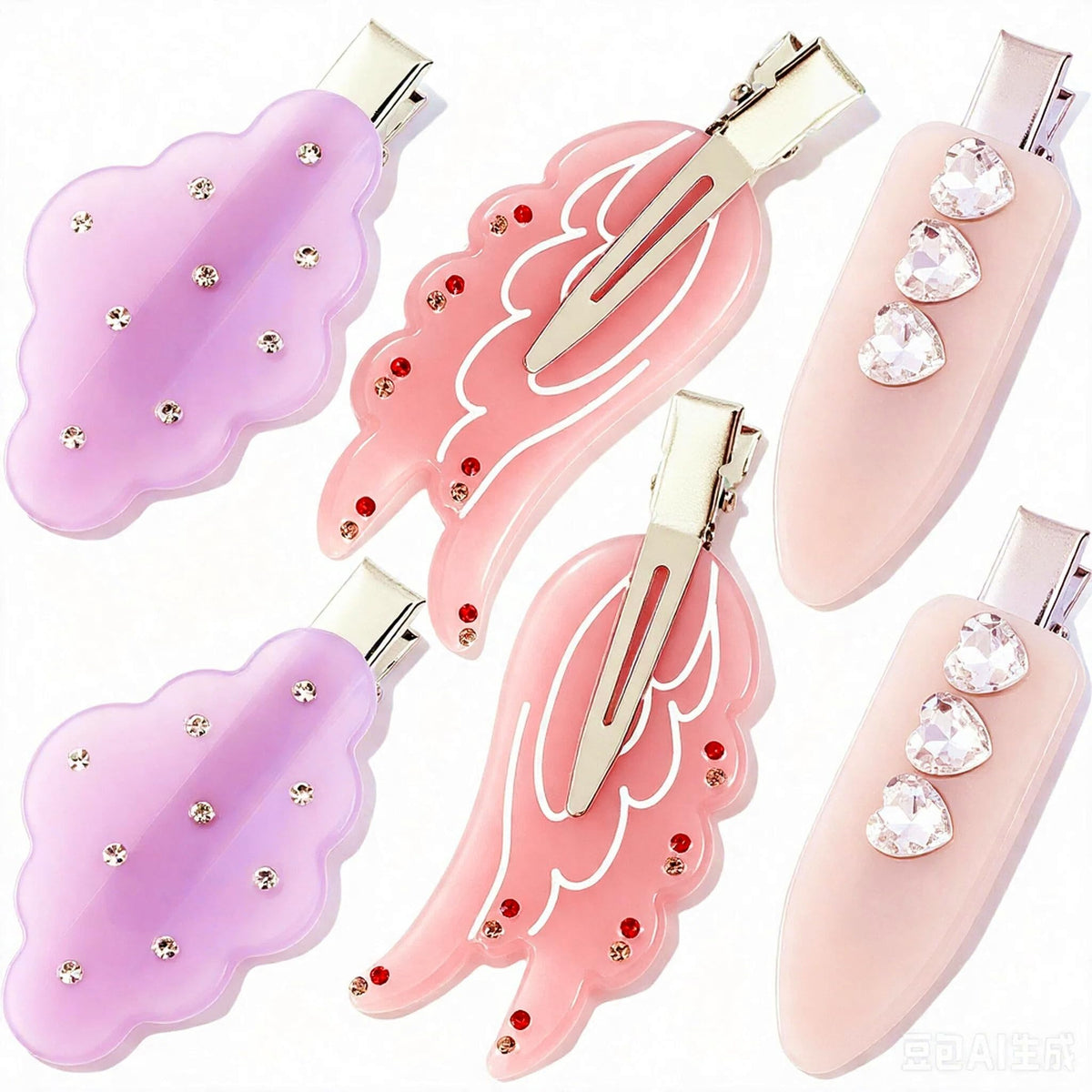 Creaseless Hair Clips No Crease No Bend Clips for Bangs Makeup