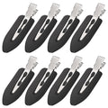 8Pcs Creaseless Hair Clips for Women Styling, 4 Black, 2 White, 2 Pink