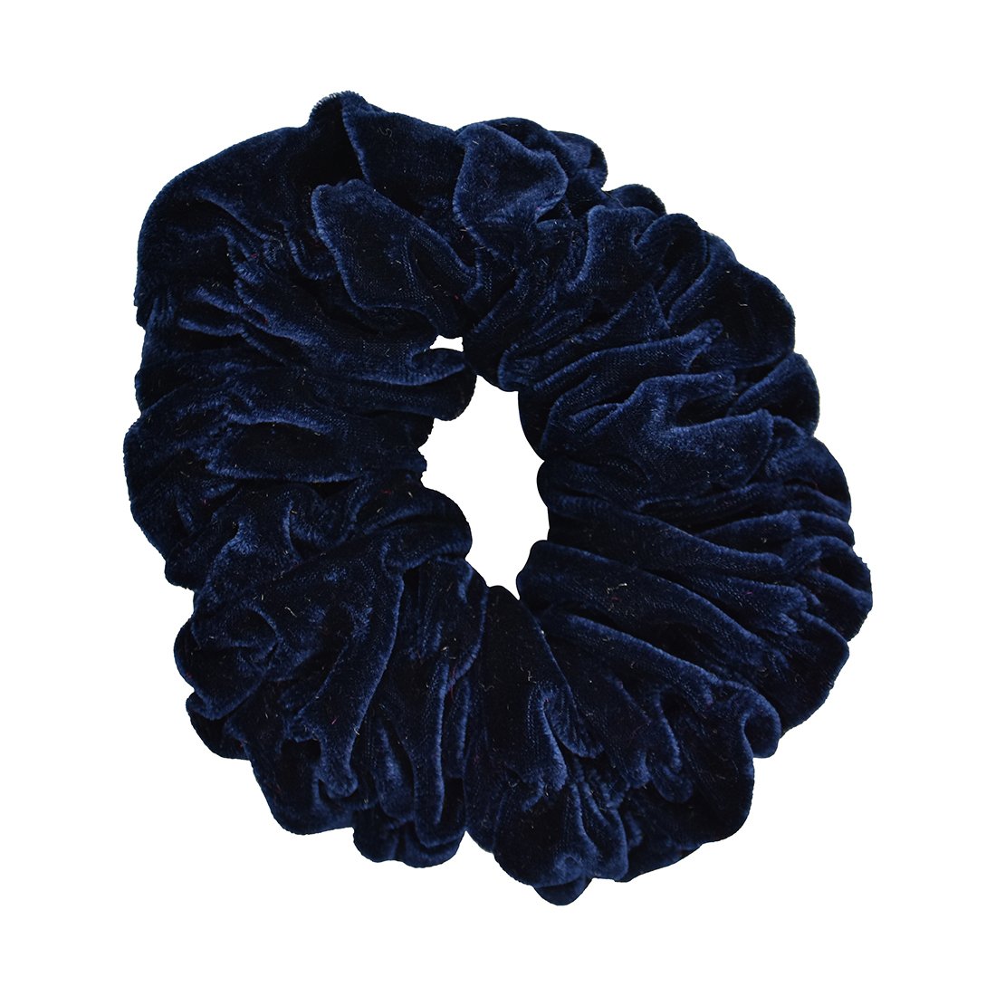 Motique Accessories Jumbo Velvet Scrunchie for Women, Black