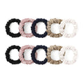 LilySilk Hair Tie, 100% Mulberry Silk Hair Scrunchies for Frizz & Breakage Prevention, Elastic Silk Ponytail Holders, 1Pc, Ivory