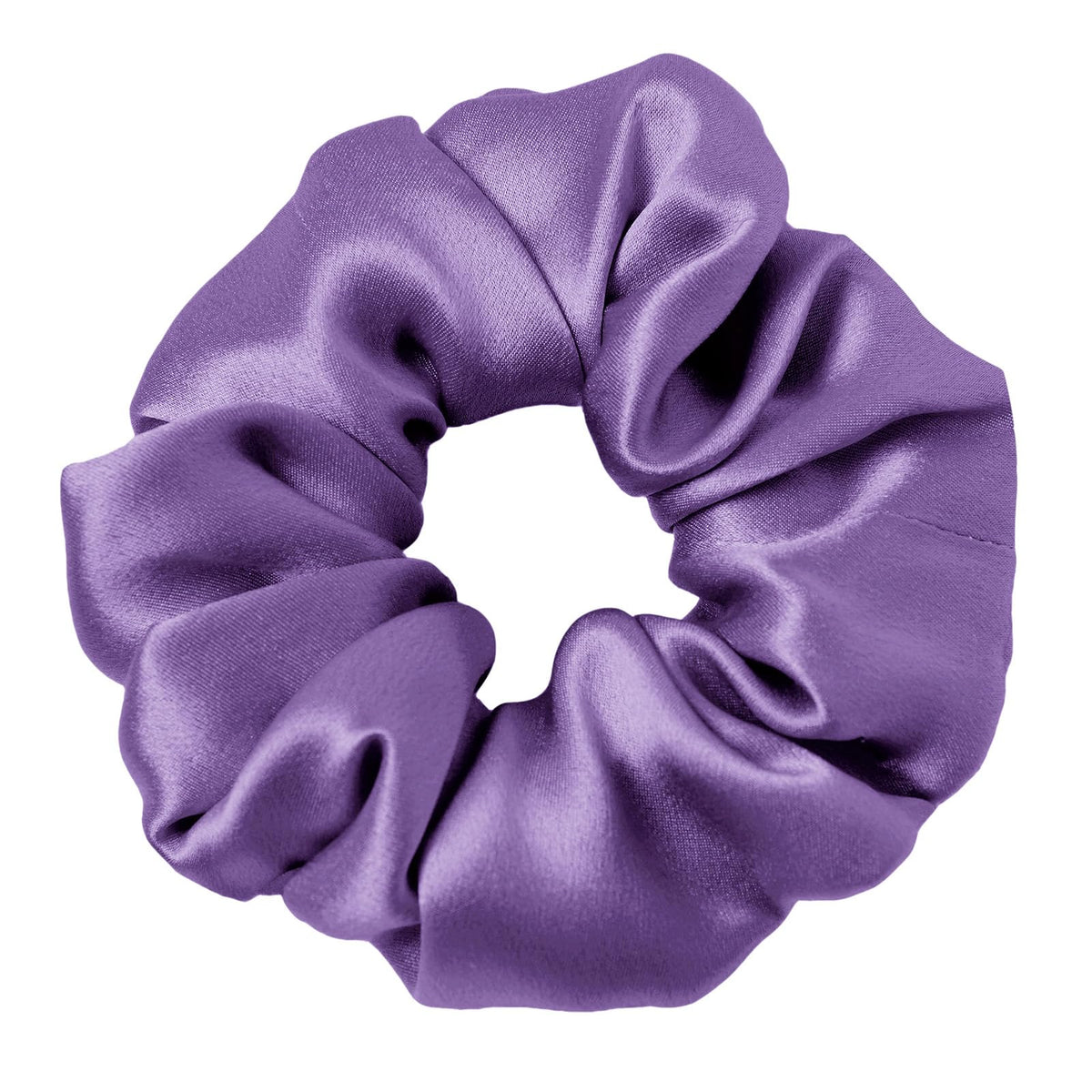 LilySilk Hair Tie, 100% Mulberry Silk Hair Scrunchies for Frizz & Breakage Prevention, Elastic Silk Ponytail Holders, 1Pc, Ivory