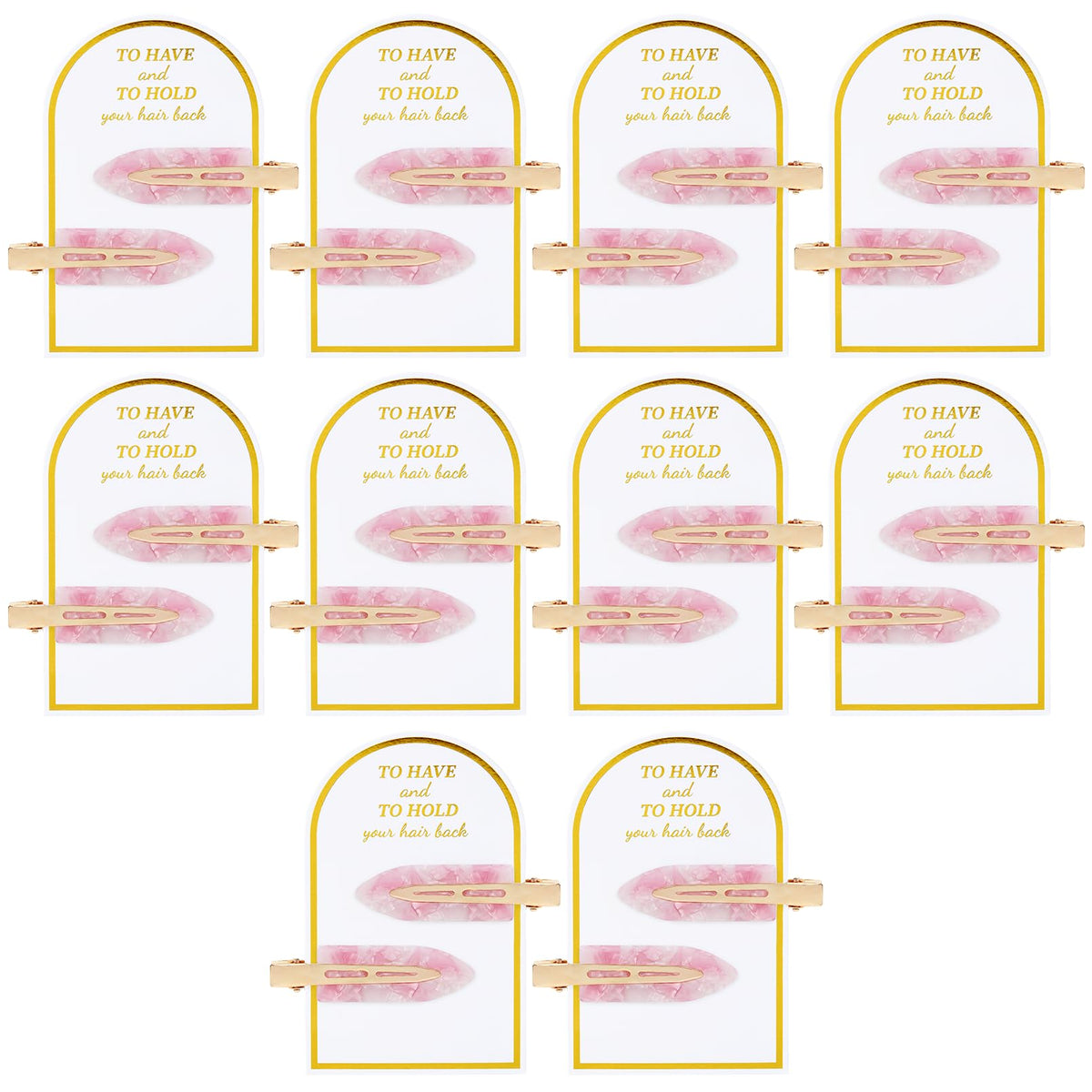 8PCS No Bend Hair Clips Bridesmaid No Crease Hair Clips Gold Glitter Makeup Creaseless HairClips Styling Hair accessories for Bride Women Girls