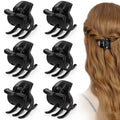 6 Pieces Hair Claw Clips, Morhom 1.3 Inch Jaw Clips for Thick or Medium Hair