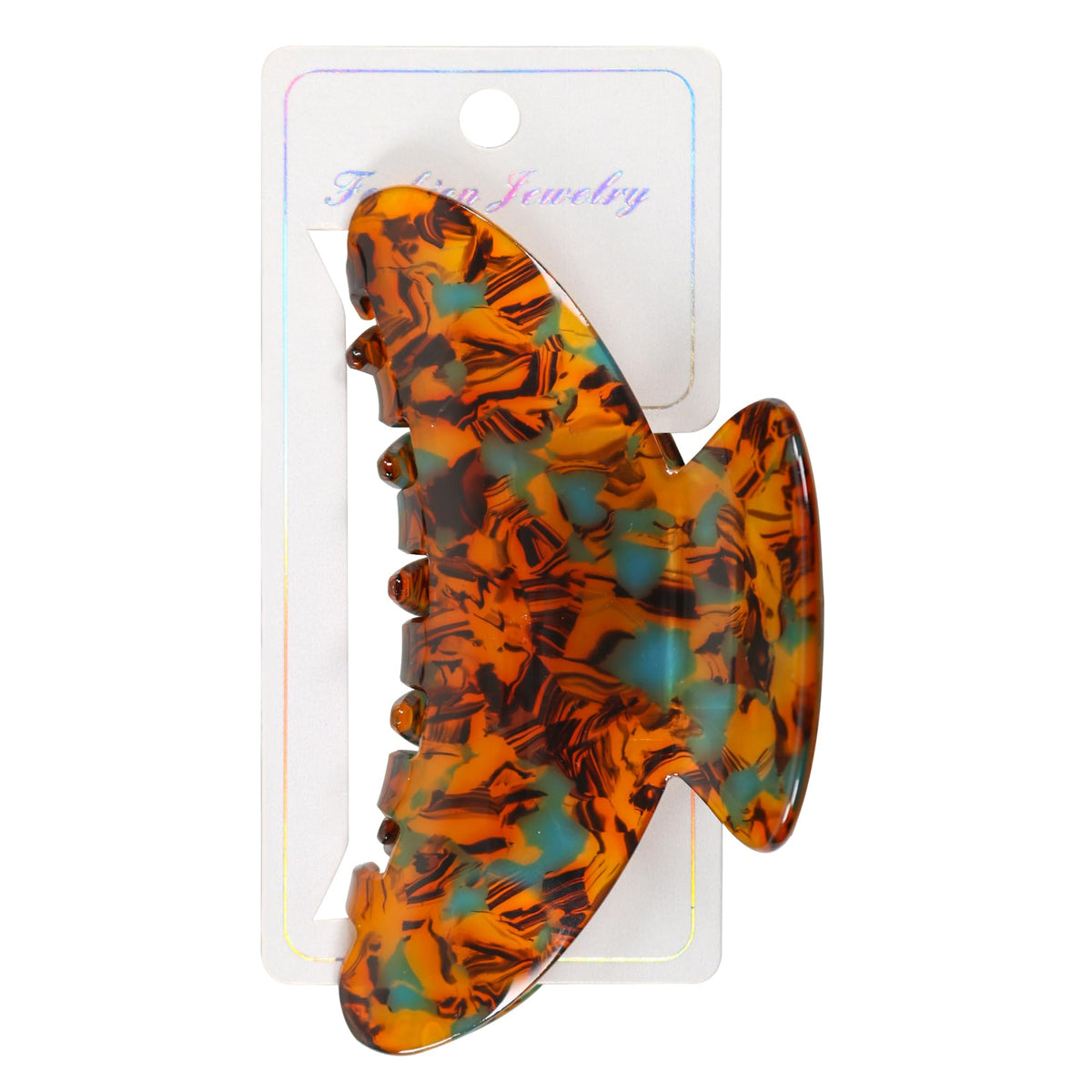 OWIIZI Durable Acetate Hair Clips for Women 4.13" Larger Claw Clips (White)