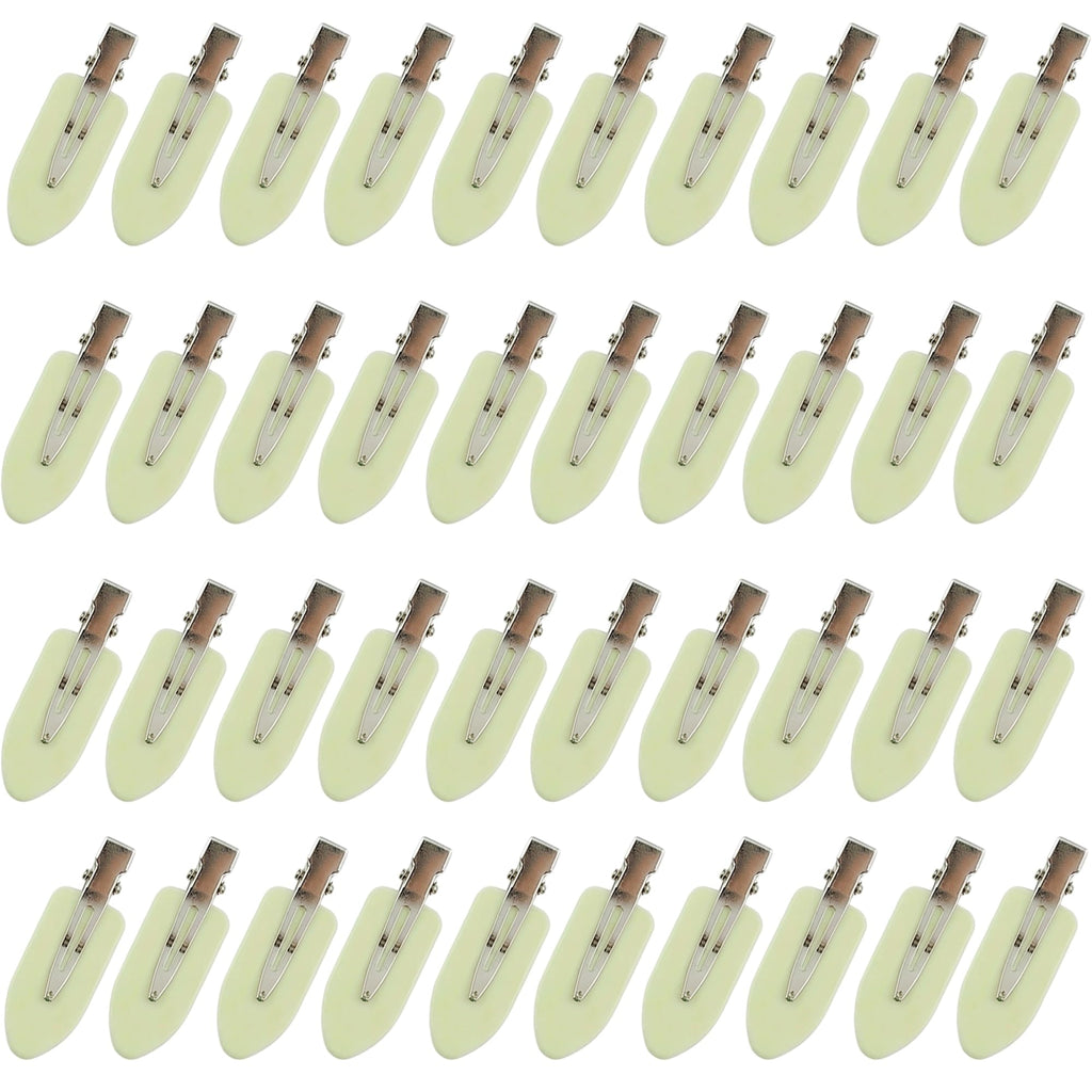 Creaseless Hair Clips for Makeup 40pcs No Crease Hair Clips No Bend Hairclip Styling Pins Non Dent Bang Tool for Makeup Hairpin for Women & Girls (Mutilcolor)