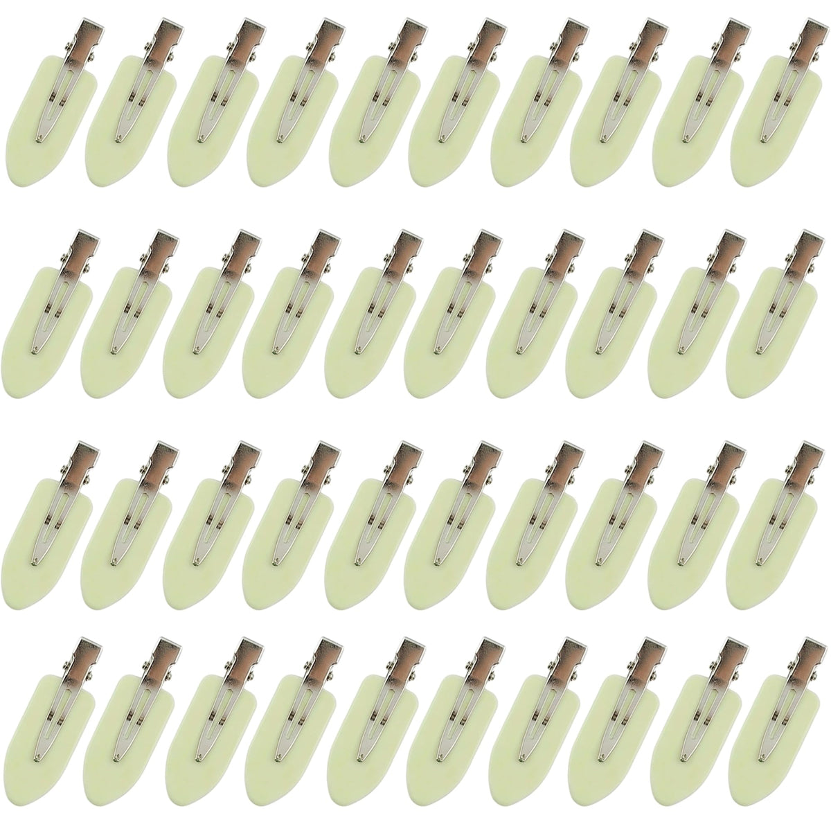 Creaseless Hair Clips for Makeup 40pcs No Crease Hair Clips No Bend Hairclip Styling Pins Non Dent Bang Tool for Makeup Hairpin for Women & Girls (Mutilcolor)