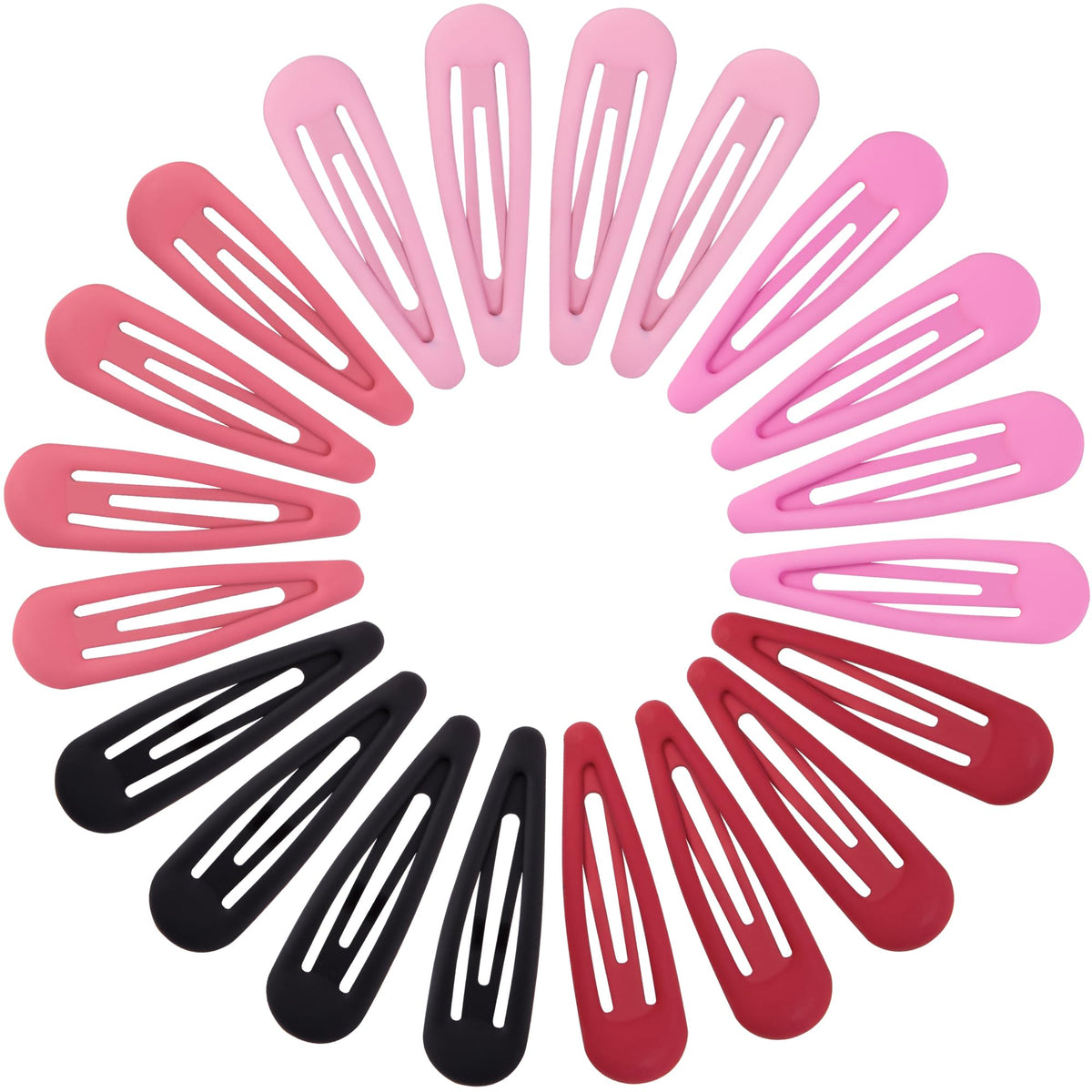 Small Hair Barrettes For Women No Slip Metal Snap Clips For Thin And Fine Hair,Matte Black Tortoiseshell,20 PCS,1.97 x 0.5 Inch.