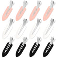 12-Pack No-Crease Hair Styling Clips, Duck Bill Alligator Barrettes for Hair Sectioning, Salon-Quality Hairstyling for Bangs, Waves, Women, and Girls