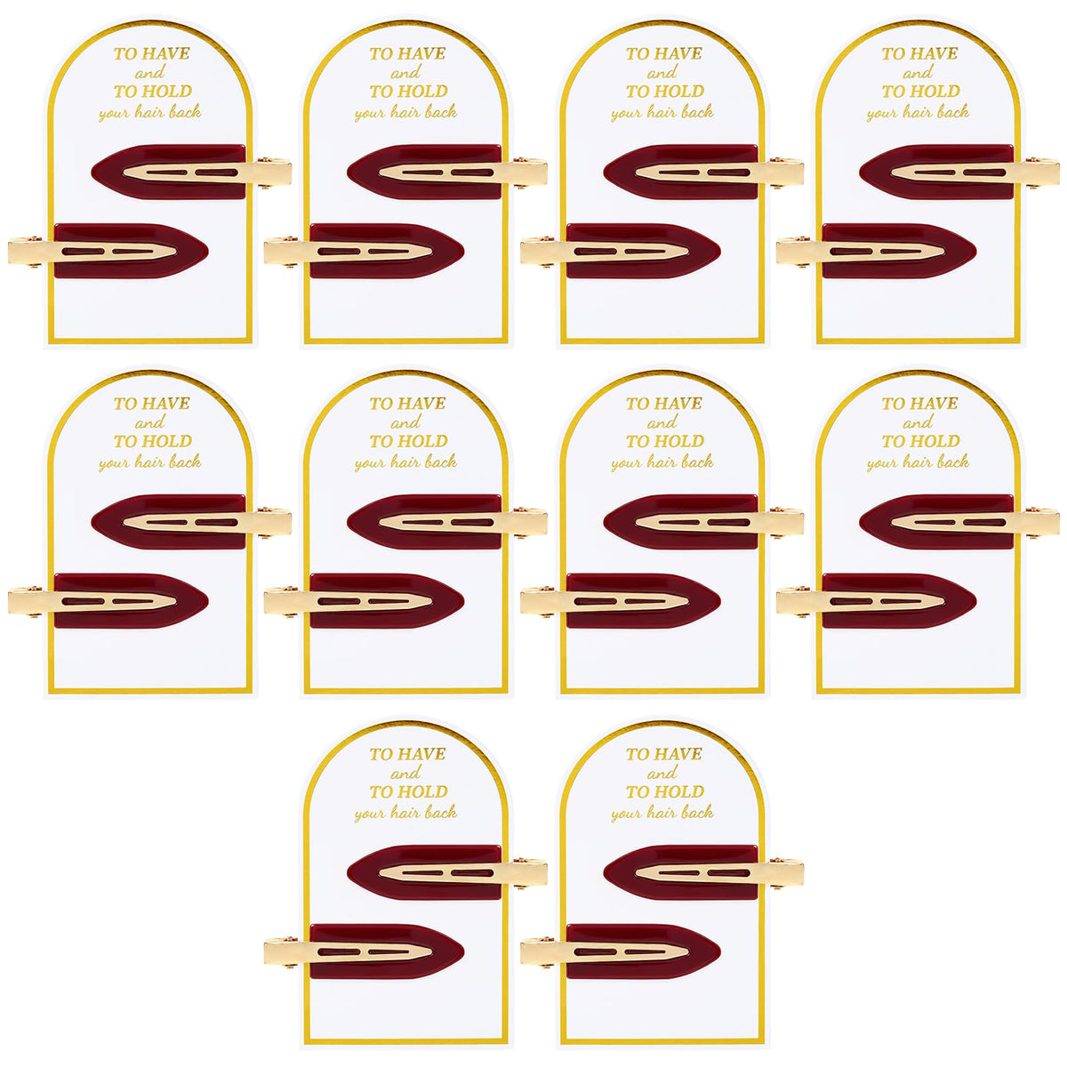 8PCS No Bend Hair Clips Bridesmaid No Crease Hair Clips Gold Glitter Makeup Creaseless HairClips Styling Hair accessories for Bride Women Girls