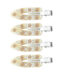 4 Pcs No Crease Hair Clips for Makeup Creaseless Hair Clips for Bangs