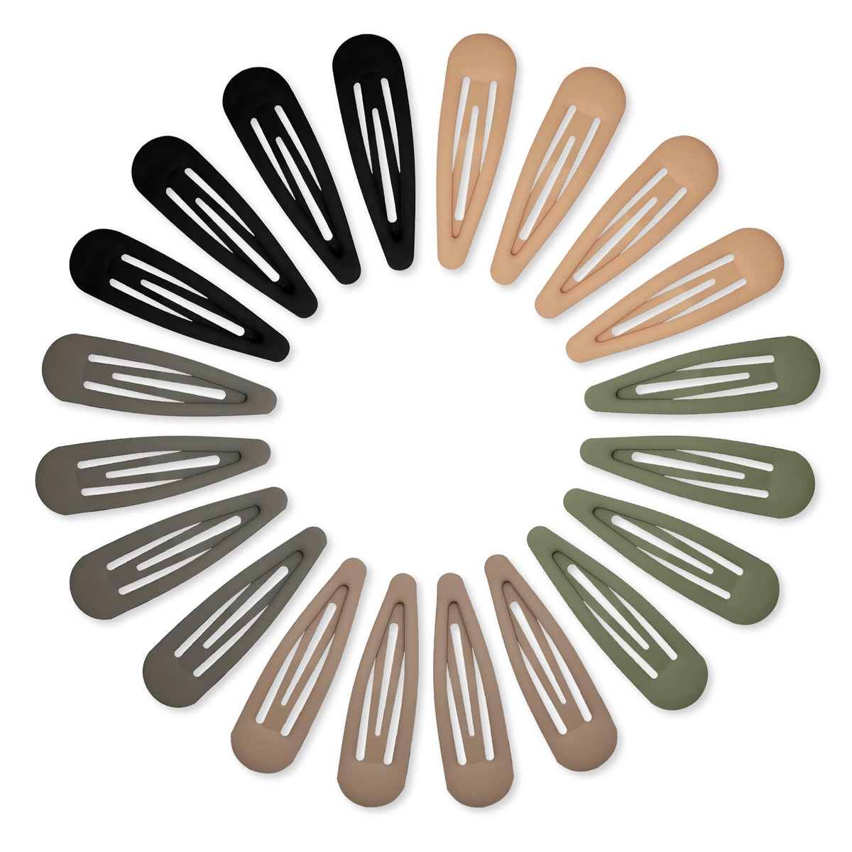 Small Hair Barrettes For Women No Slip Metal Snap Clips For Thin And Fine Hair,Matte Black Tortoiseshell,20 PCS,1.97 x 0.5 Inch.