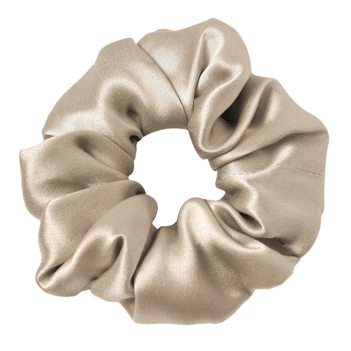 LilySilk Silk Hair Scrunchy, 100% Mulberry Silk Ponytail Holder, Frizz & Breakage Prevention, No Damage, Dark Green, 1 Count