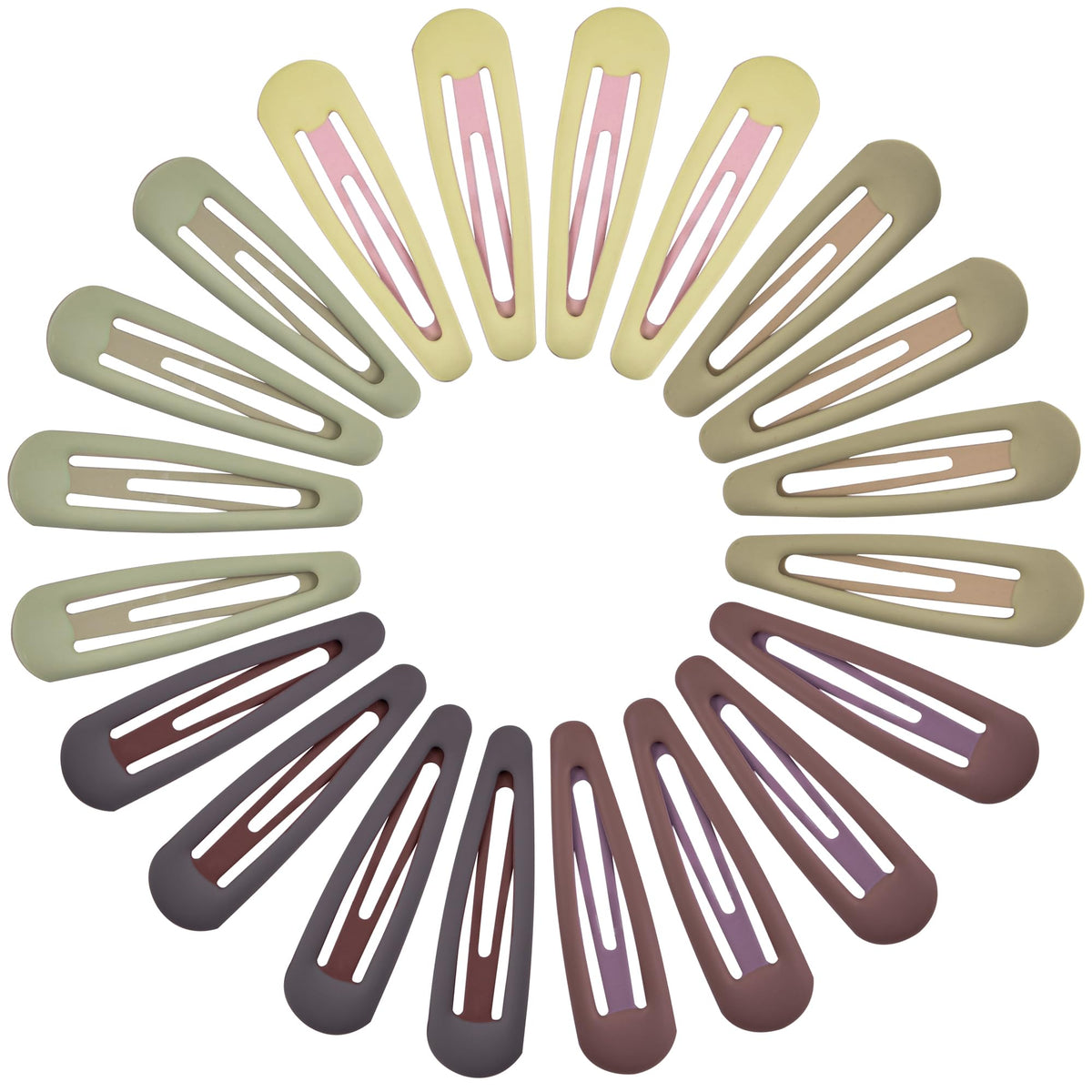 Small Hair Barrettes For Women No Slip Metal Snap Clips For Thin And Fine Hair,Matte Black Tortoiseshell,20 PCS,1.97 x 0.5 Inch.