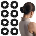 8 PCS Silk Satin Hair Ties Hair Scrunchies for Women Premium Classic Color